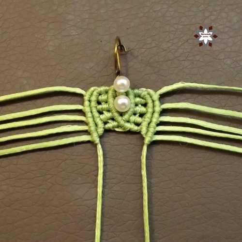 Beginner easy macrame knotting earring tutorial