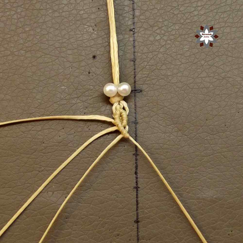 Beginner spiral macrame bracelet tutorial