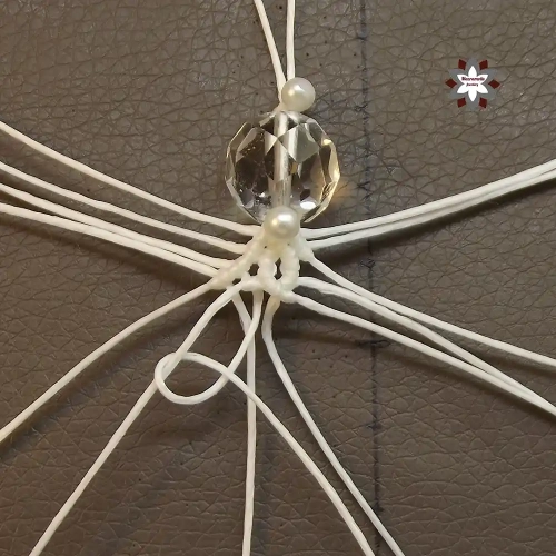 Macrame angel ornament tutorial