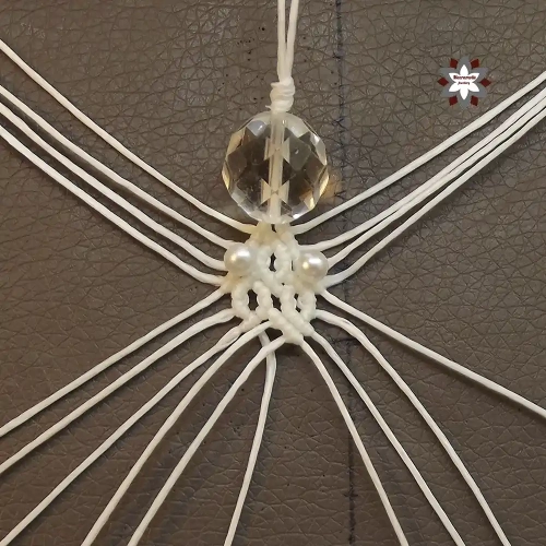 Macrame angel ornament tutorial