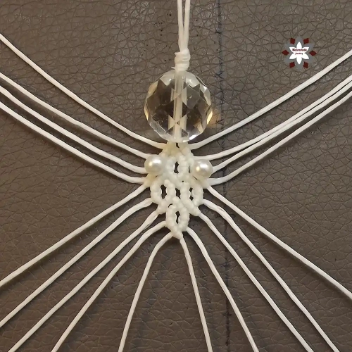 Macrame angel ornament tutorial