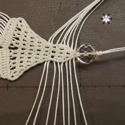 Macrame angel ornament tutorial
