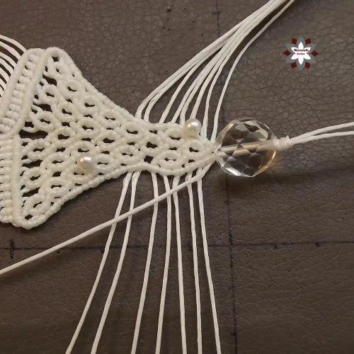 Macrame angel ornament tutorial