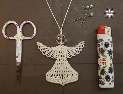 Macrame angel ornament tutorial