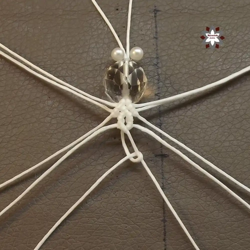 Macrame angel ornament tutorial step-by-step