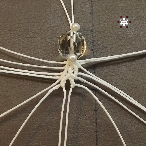 Macrame angel ornament tutorial step-by-step