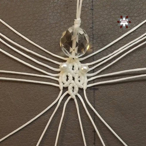 Macrame angel ornament tutorial step-by-step