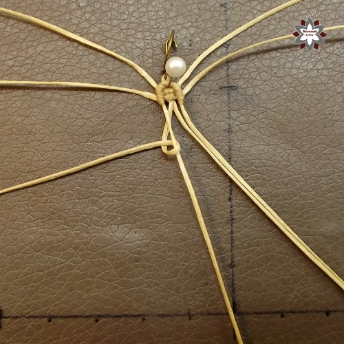 Beach sand macrame earring tutorial