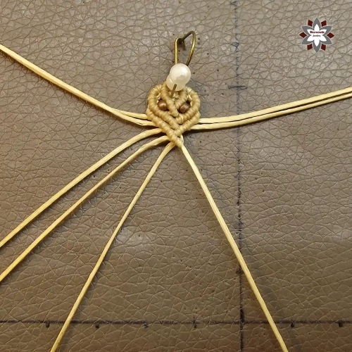 Beach sand macrame earring tutorial