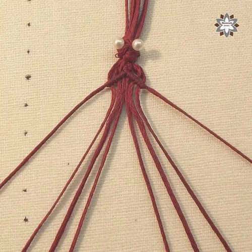 Cubes squares macrame bracelet tutorial