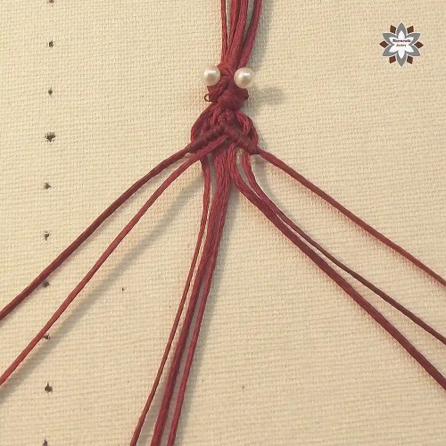 Cubes squares macrame bracelet tutorial