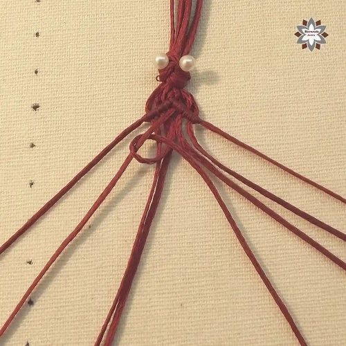 Cubes squares macrame bracelet tutorial