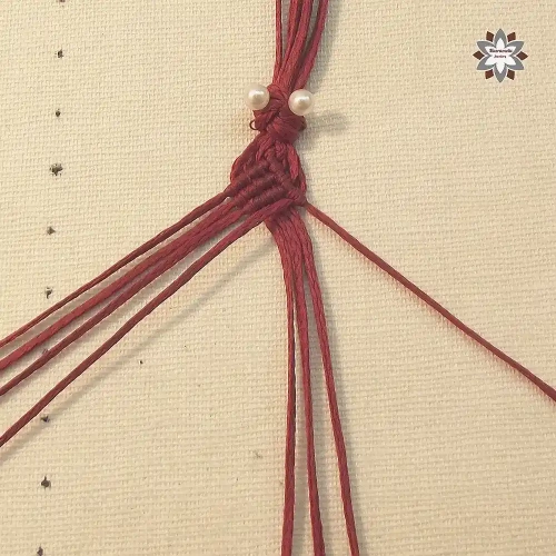 Cubes squares macrame bracelet tutorial