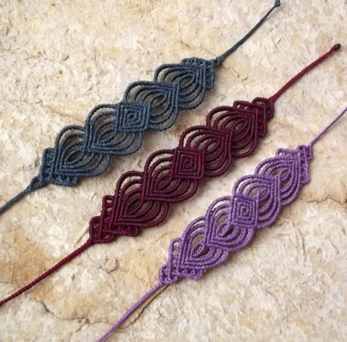 022-Rhombus-double-heart-macrame-bracelet-macrame-tutorial-126