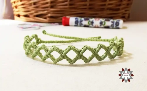 Squares macrame bracelet tutorial Macramotiv