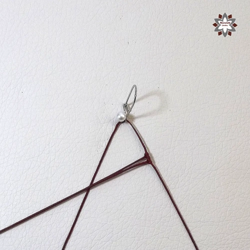 Doll micro-macrame earring tutorial